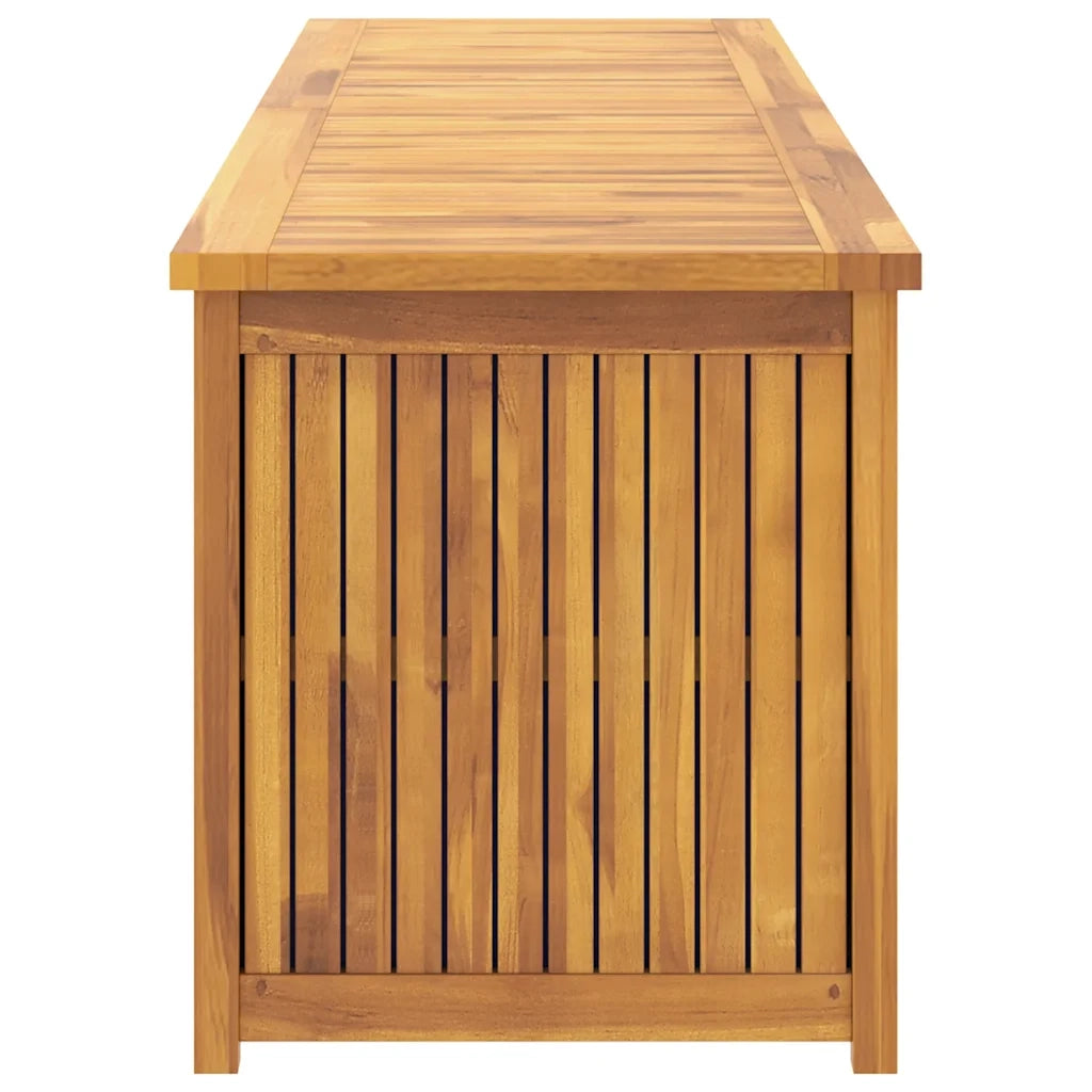 Cassa da Giardino 200x50x55 cm in Legno Massello di Teak 318735