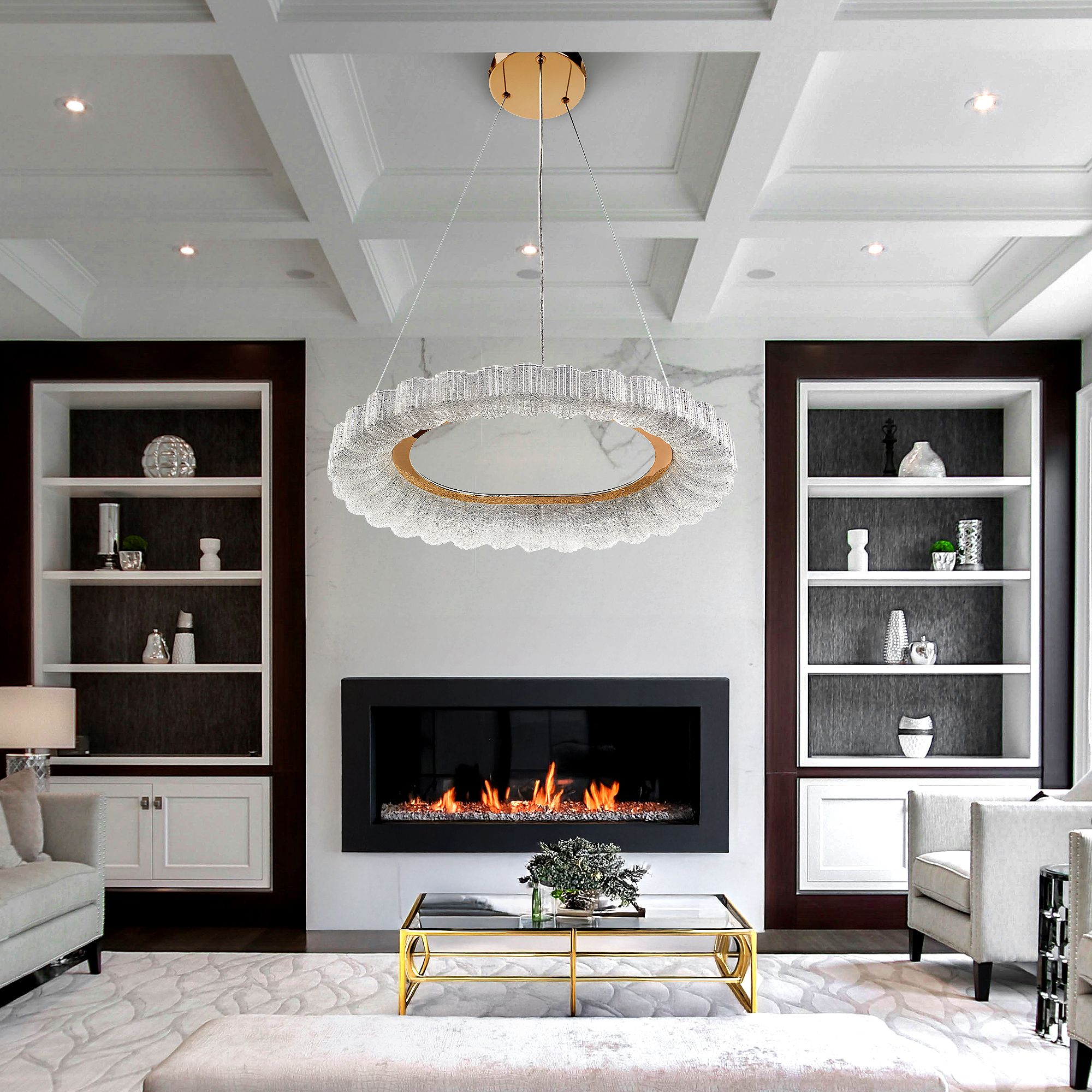 Lampada Led Ms019-cp Rose Gold 60cm