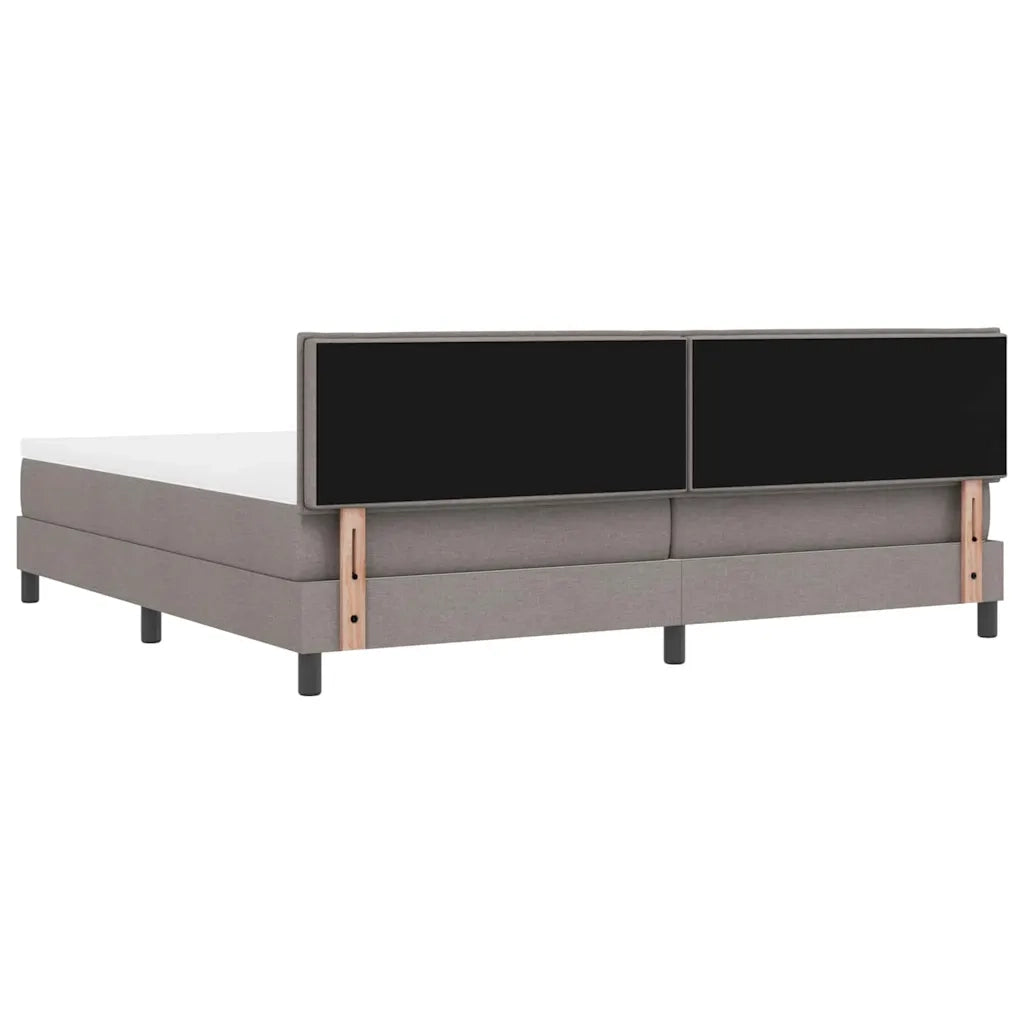Letto a molle con testiera Talpa 200 x 200 cm Tessuto 3338794