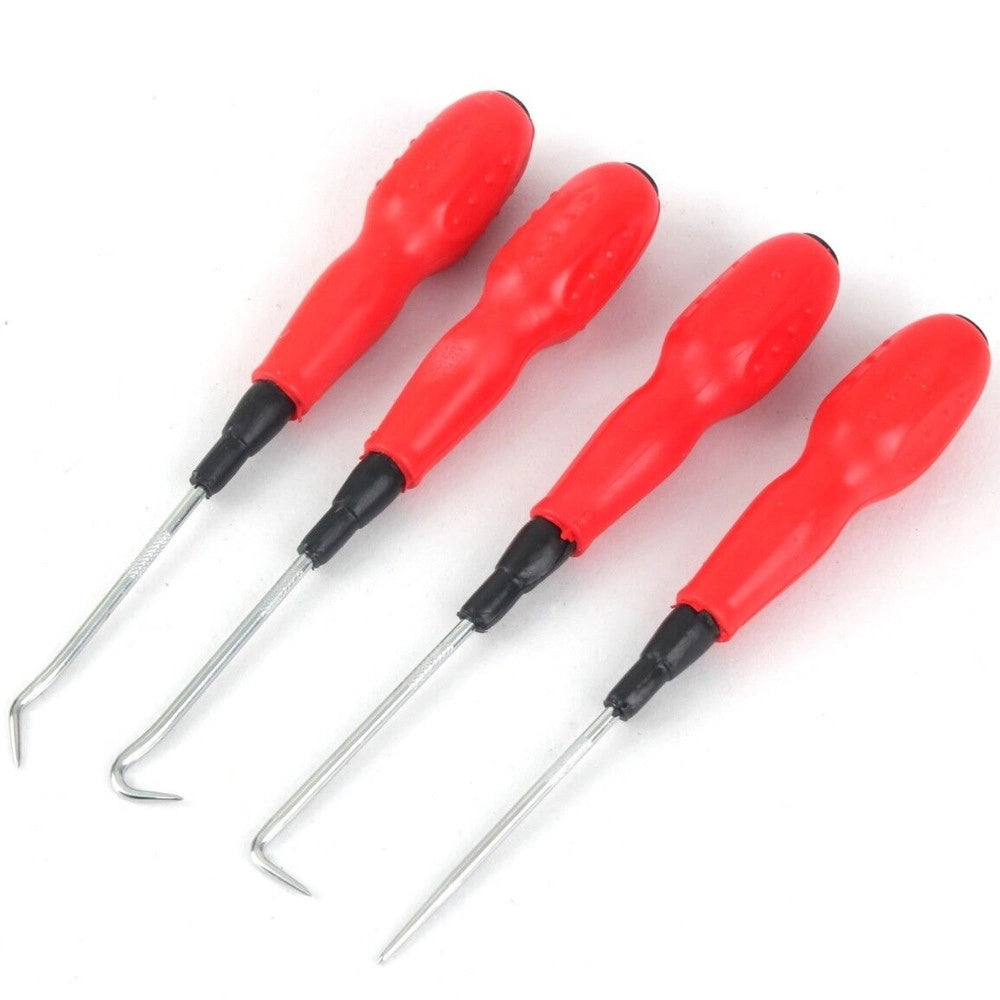 Trade Shop - Kit Set 4 Pz Cacciavite Cacciaviti Con Mini Uncino Incisori Punteruolo Utensile -