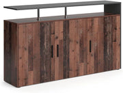 Credenza Amato, Legno antico, 35 x 91.6 cm, per la conservazione di abbigliamento e oggetti per la casa