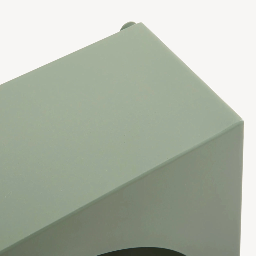Scaffale da Parete Jäller Design Arcuato 40x30x13 cm Verde [en.casa]