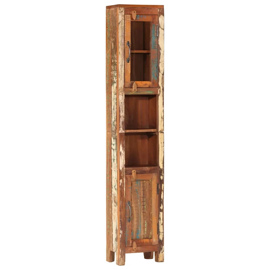 Set Mobili da Bagno 4 pz in Legno Massello di Recupero