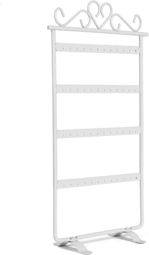 Pulizia e Decorazione a Sospensione con 48 Orecchioni, 4 Livelli di Stand per Decorazione e Accessori di Matrimonio in Deposito in Bianco