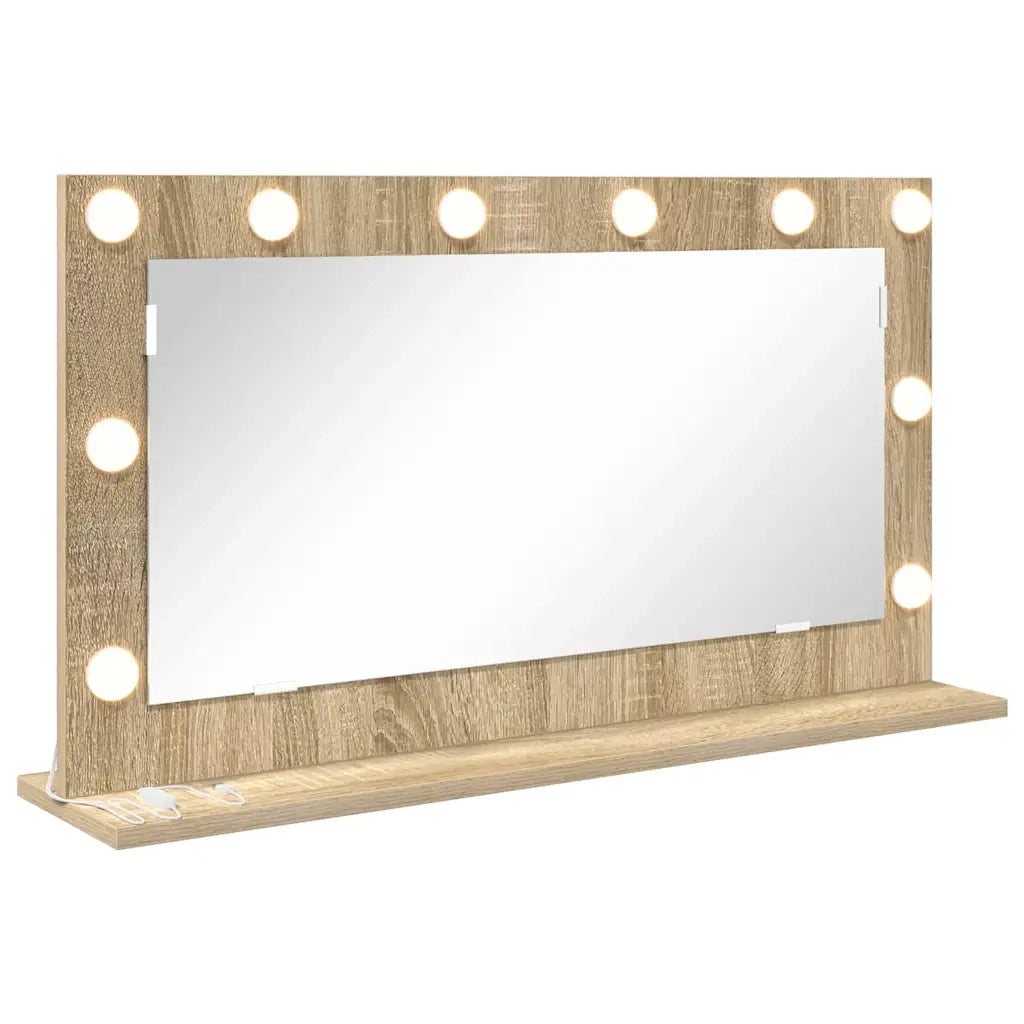 Specchio da Vanit¨¤-Specchio da Trucco Rovere Sonoma 80 x 45 x 18 cm