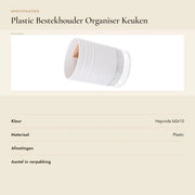 Organizzatore di Cucina Multifunzionale con Comparti - Rond - Ventilato - Facile da Pulire - Organizzatore di Cucina
