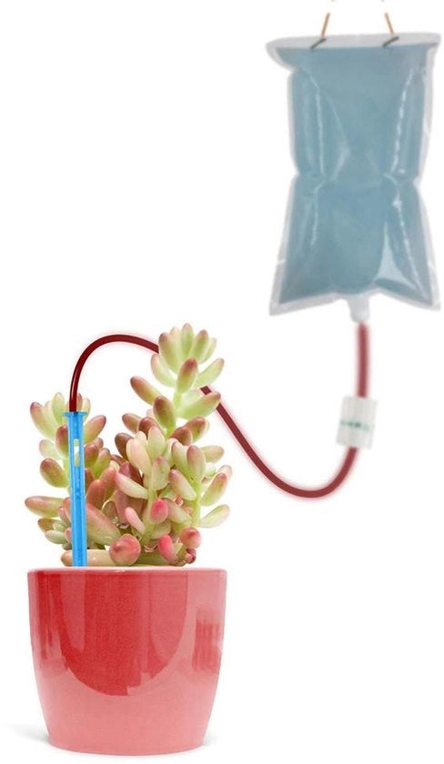 Sistema di Irrigazione a Gocce per Giardinaggio, Borsa di Rifornimento per Piante in Vaso, Strumento di Irrigazione Automatico per Fiori e Piante.