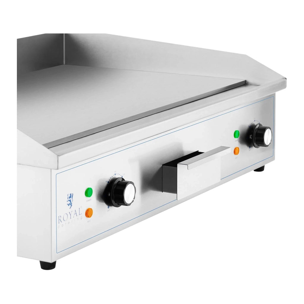 Piastra elettrica professionale - 727 x 420 mm - Superficie liscia - 4.400 watt 14_0004058