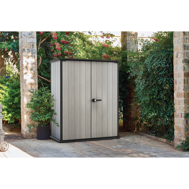 Portattrezzi in Duotech Verniciabile High-Store Cm. 140X73,6X170,4H Keter