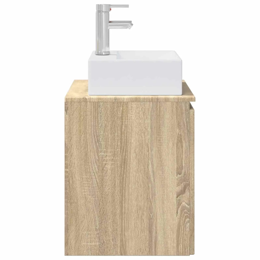 Mobile Lavabo da Parete Rovere Sonoma 49,5 x 41 x 62,5 cm