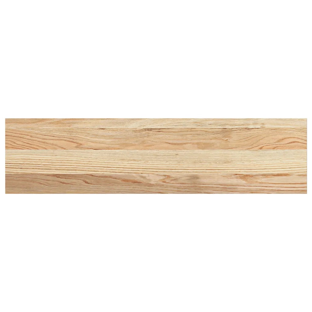 Davanzali 2 pz Non Trattati 80x20x2 cm Legno Massello di Rovere