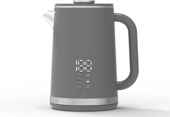 Acqua elettrica per uso domestico, temperatura costante con visualizzazione digitale, 304 acciaio inossidabile, acqua elettrica integrata, capacità di 1,6L, 1500W, stile 5
