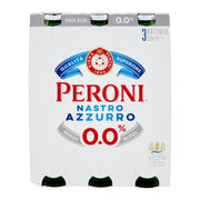 Birra peroni nastro azzurro zero alcol confezione bottiglie 3x33 cl