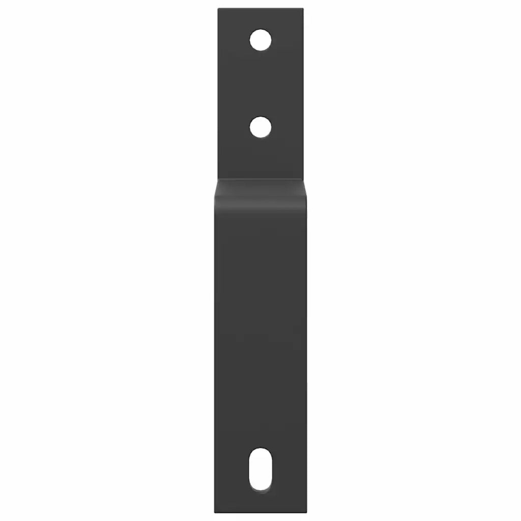 Staffe Bypass Porta Fienile 5 pz Guide Piatte Acciaio Carbonio 4009760