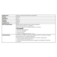 Filtro e pompa per laghetti e piscine set con uvc integrato 4000