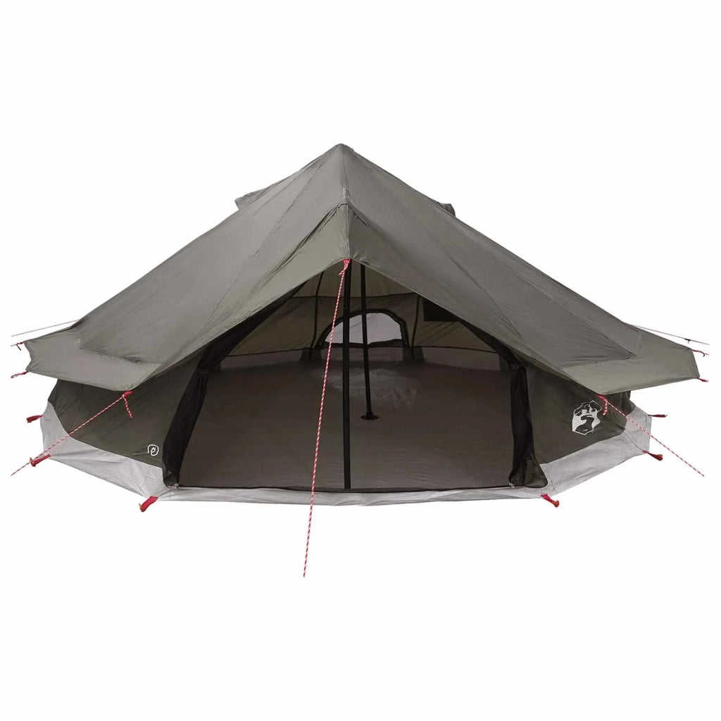 Tenda Tipi con tetto Marrone Grigio 800 x 800 x 430 cm 42029021
