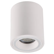 Plafoniera spot da soffitto tonda bianca GU10 Polux