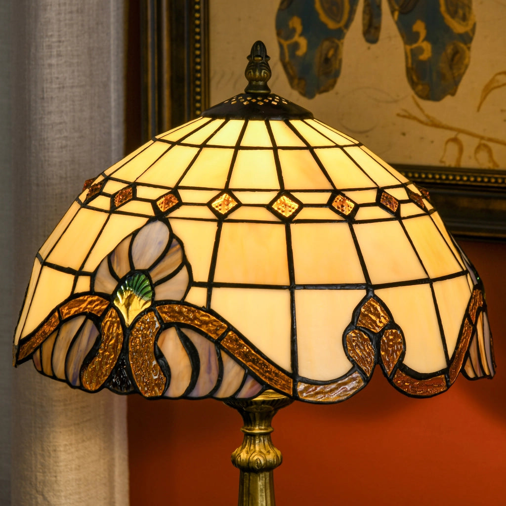 Lampada da Tavolo ¨C zephmum ¨C Vetro Multicolor ?30x48 cm