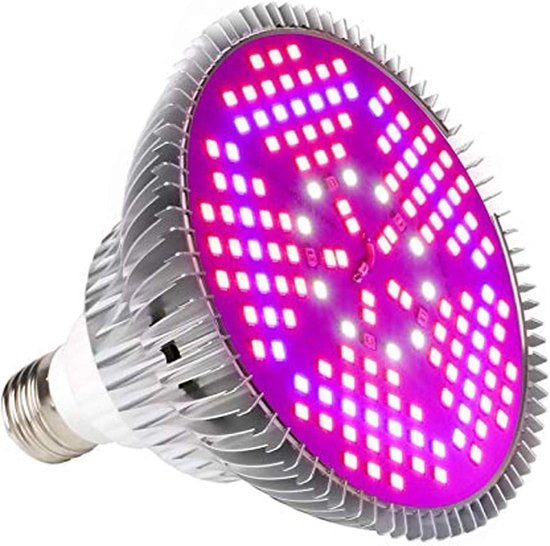 Lampada LED a Spettro Completo 100W per Piante da Interno - 150 LED per Fiori e Verdure di Serra