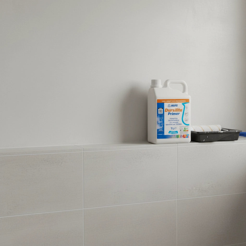 Dursilite primer fissativo base acqua trasparente per muri interni *** formato 1 lt, confezione 1