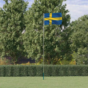 Asta e Bandiera Svezia 5,55 m Alluminio cod mxl 67089