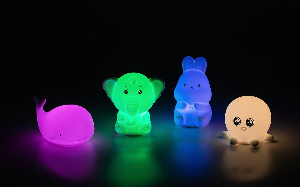 Lampada notturna balena LED RGB bianca Rabalux
