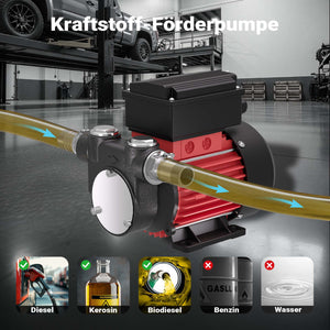 Pompa autoadescante diesel & gasolio 230V 60l/min per trasferimento liquido