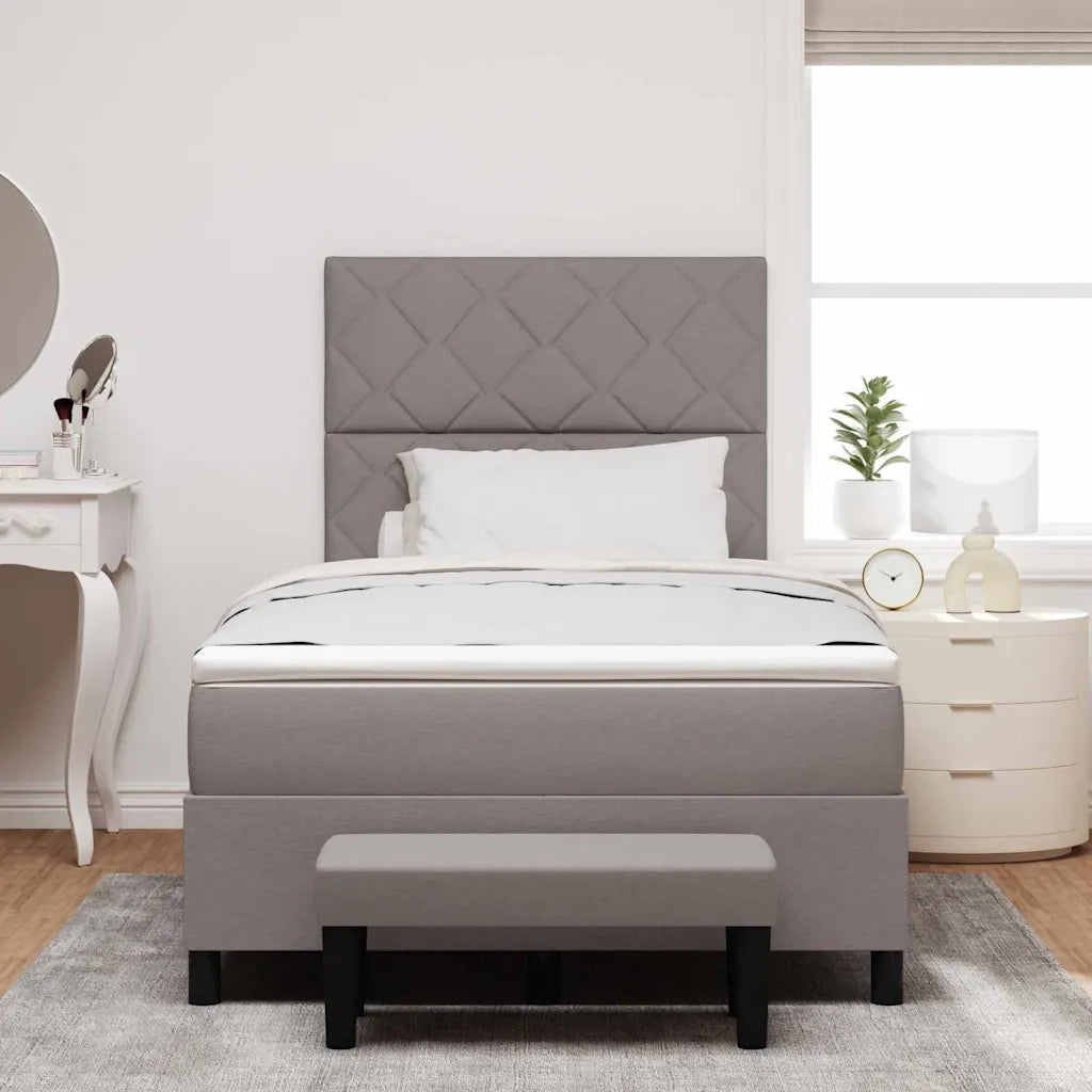 Letto a molle con testiera Talpa 120 x 200 cm Tessuto 3344139