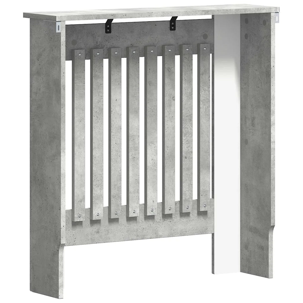 Copertura per radiatori Grigio cemento 78 x 19 x 81,5 cm