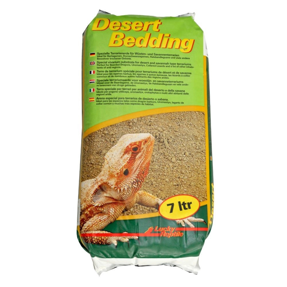 Lucky Reptile Desert Bedding - substrato per terrari deserticoli vari colori Formato: 7 L, Colore: Nature Brown