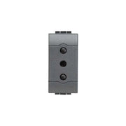 L4113 Presa 2P+T 10A 250 Vac Antracite Livinglight