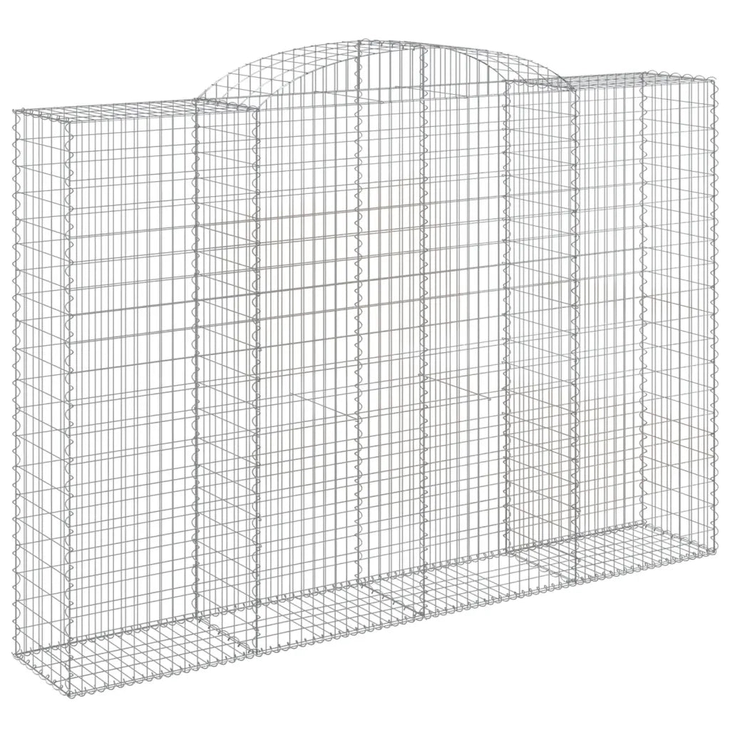 Cesti Gabbioni ad Arco 5 pz 300x50x200/220 cm Ferro Zincato 3146794