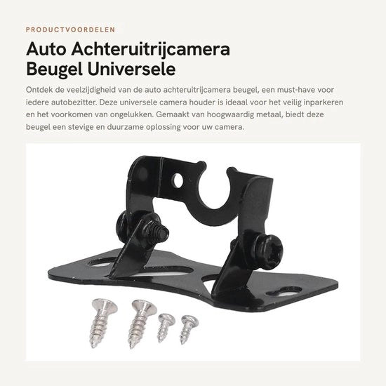 Retrovisore con Montaggio Universale - Carcassa in Metallo di Alta Qualità - Progettazione Leggera - Installazione Facile - Resistente alle Sollecitazioni e Duraturo - Finitura Professionale - Supporto per la Camera