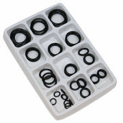 Trade Shop - Set 50 Pezzi Guarnizioni Kit Gomma Anelli Rubinetteria Idraulica Varie Misure -