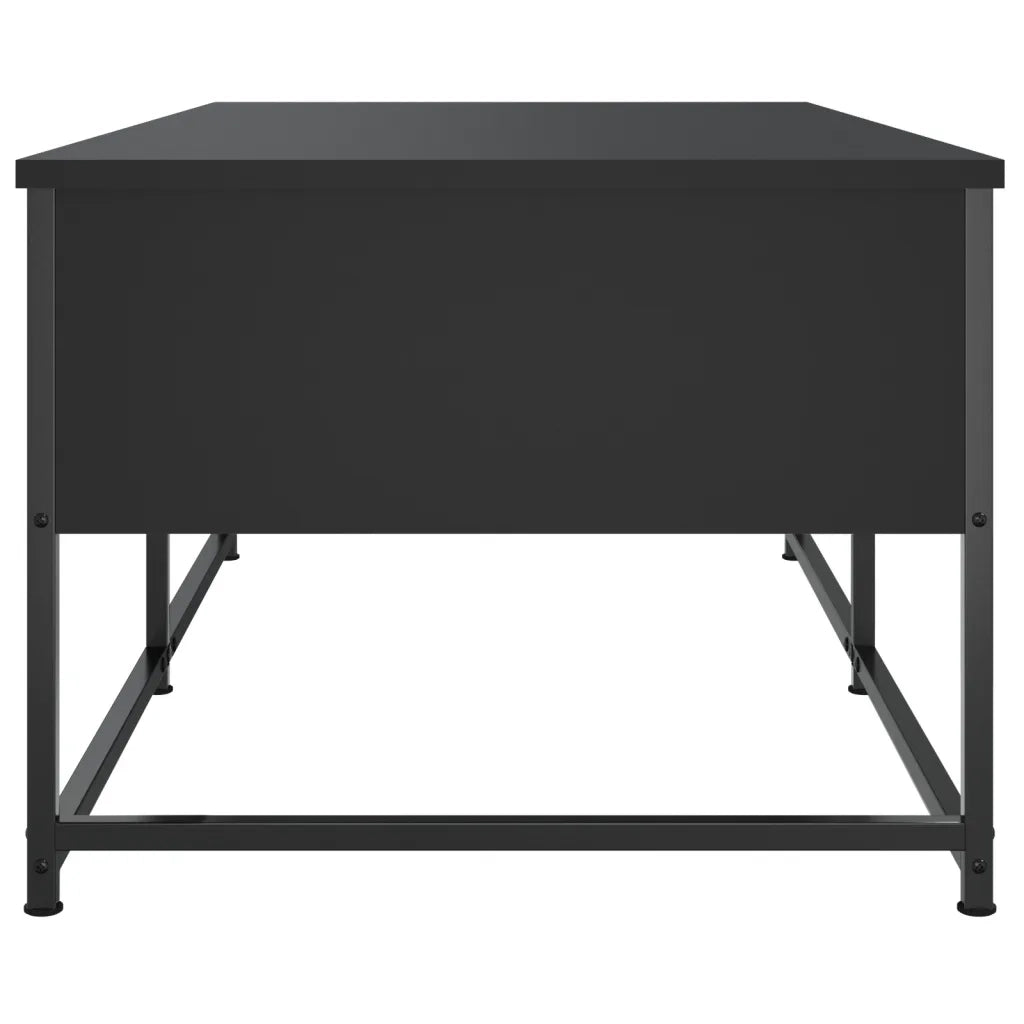 Tavolino da salotto | Tavolino da caff¨¨ | Tavolino da Soggiorno Nero 100x51x40 cm in Legno Multistrato