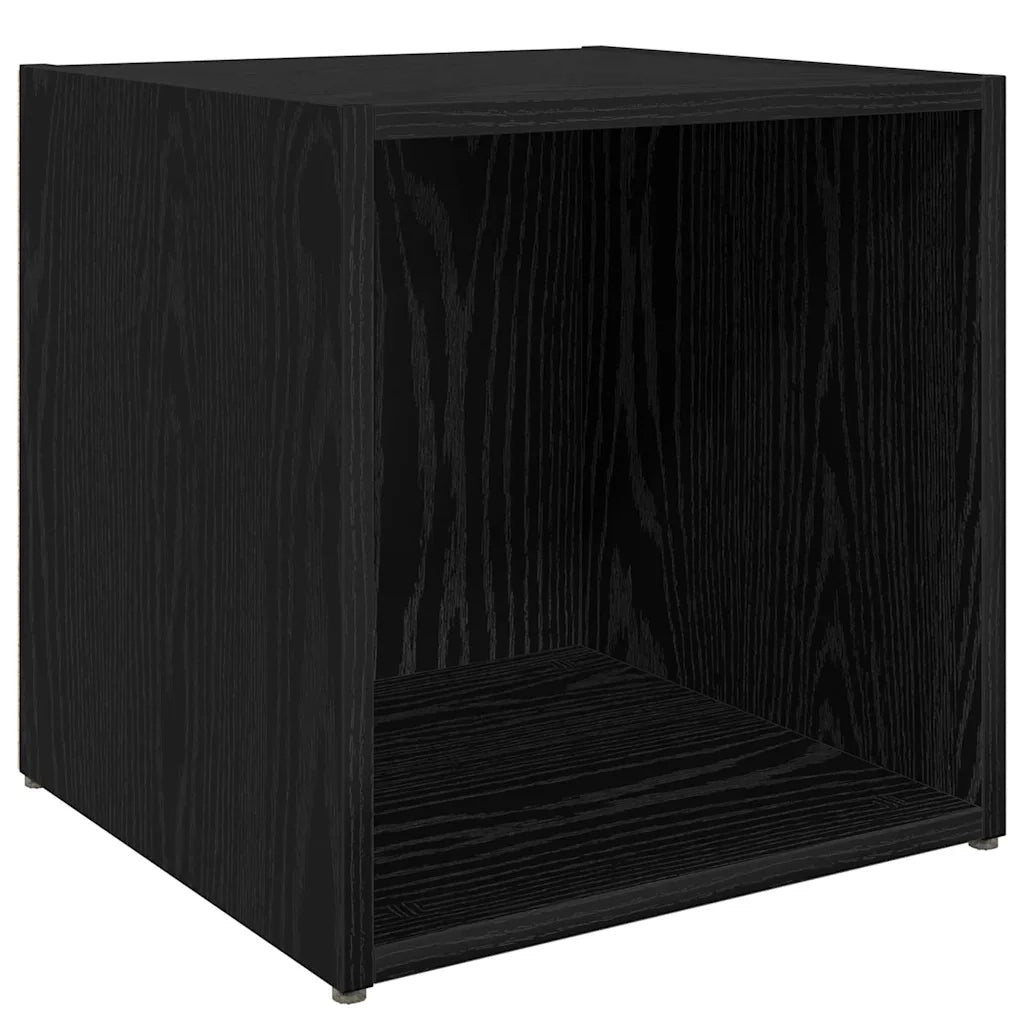 vidaXL Mobile TV 4 pcs Nero 37 x 35 x 37 cm Legno multistrato