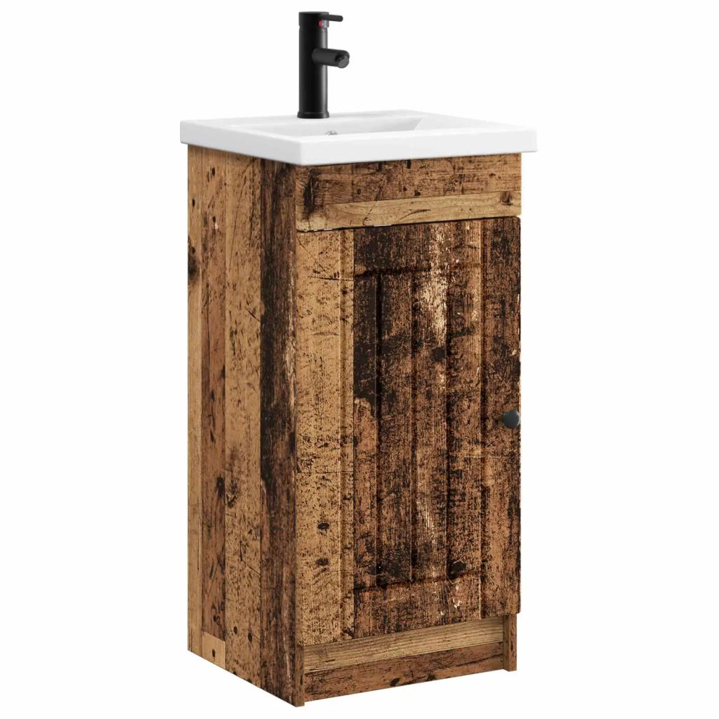 Mobile da bagno con lavabo Legno antico 42 x 40 x 84,5 cm