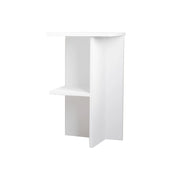Comodino in legno "Leray" - 36 x 36 x 60 cm - Bianco