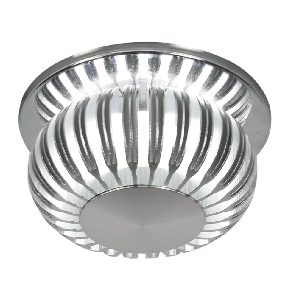 Faretto da incasso LED 3W cromato rotondo Candellux