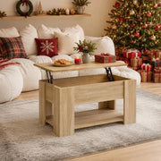 Coffee Table Sonoma Oak 79x49x41 Cm Wood Material