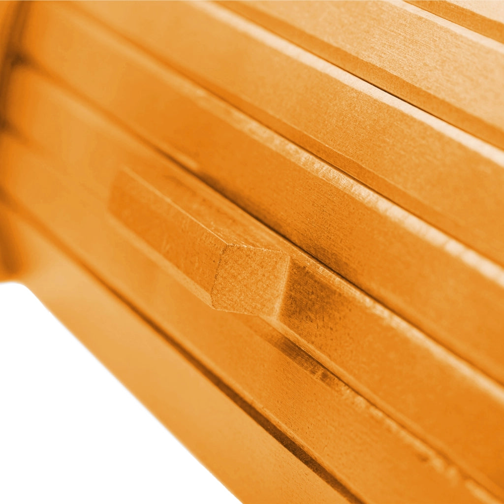 Scatola per il pane in legno KADAX, grande, color miele, per panini.
