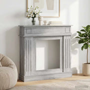 Cornice per camino Sonoma grigio 102 x 26 x 100 cm 8006648