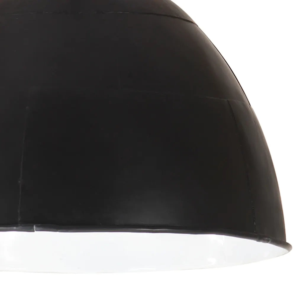 Lampada Industriale Vintage 25 W Nera Rotonda 31 cm E27 CFW9510247