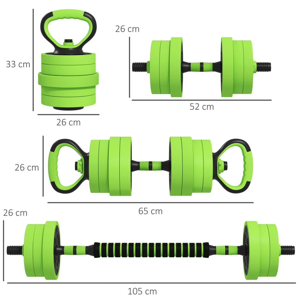 Set Pesi da Palestra 4 in 1 ¨C zephmum ¨C 40kg Totali
