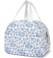 Portatile con isolamento, Borsa per pranzo per donna, Borsa per pranzo con grande capacità, Borsa portatile, Borsa per pranzo pieghevole per ufficio, picnic, viaggi