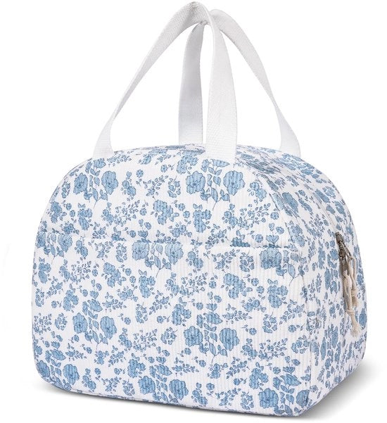 Portatile con isolamento, Borsa per pranzo per donna, Borsa per pranzo con grande capacità, Borsa portatile, Borsa per pranzo pieghevole per ufficio, picnic, viaggi