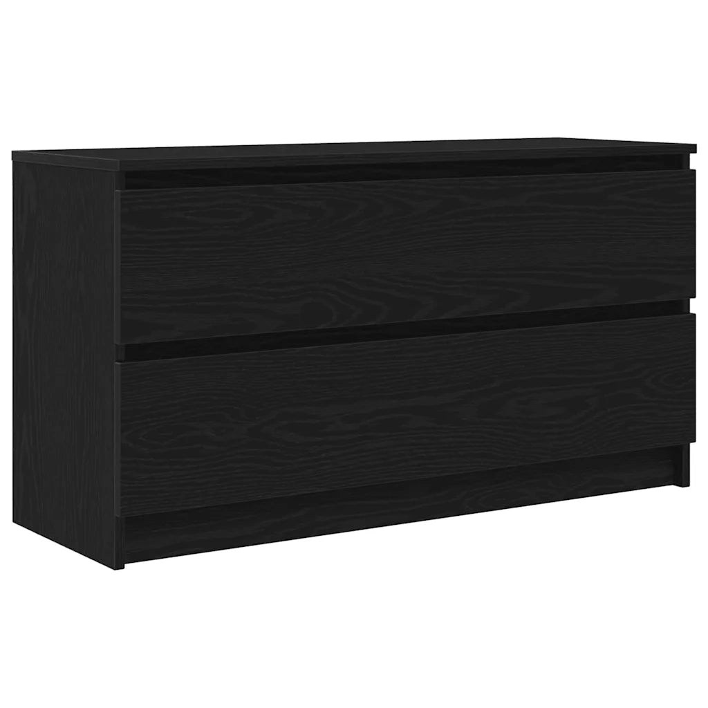 Mobile Porta TV-Credenza TV Nero 100x35x54 cm in Legno Multistrato