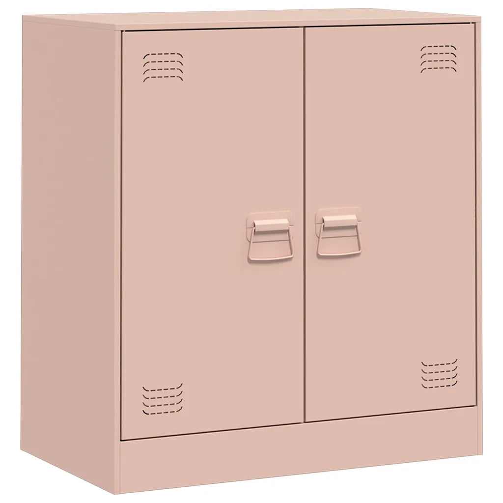 Credenza Rosa 67x39x73 cm in Acciaio