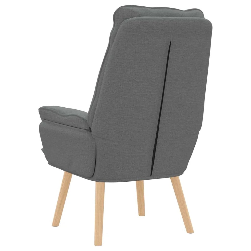 poltrona Grigio scuro 69 x 74 x 93 cm Tessuto e compensato 42001851