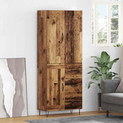 Credenza con cassetto 2 pcs Legno vecchio Legno multistrato